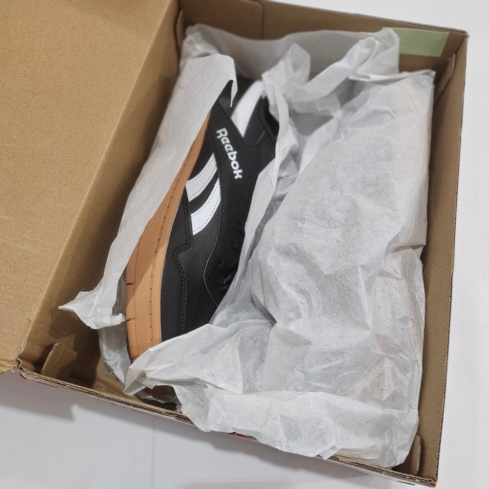 Reebok BB 1000 Unisex Basketball Sneakers Black White Gum Mens 9 W 10.5 NWT - Picture 7 of 8